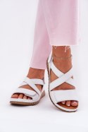 Sandały Model Maciejka L6848-11 White - Step in style Step in style Sandały Model Maciejka L6848-11 White - Step in style Step in style