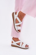 Sandały Model Maciejka L6848-11 White - Step in style Step in style Sandały Model Maciejka L6848-11 White - Step in style Step in style