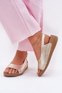 Sandały Model Maciejka L7069 -25 Gold - Step in style Step in style