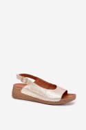 Sandały Model Maciejka L7069 -25 Gold - Step in style Step in style