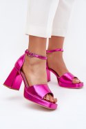 Sandały Model Marila KK54P Fuksja - Step in style Step in style Sandały Model Marila KK54P Fuksja - Step in style Step in style