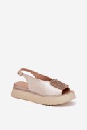 Sandały Model Zazoo 1786 Beige Perła - Step in style Step in style