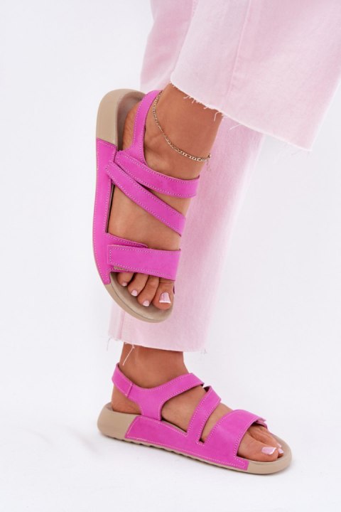 Sandały Model Zazoo K1004 Fuksja - Step in style Step in style Sandały Model Zazoo K1004 Fuksja - Step in style Step in style