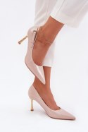 Szpilki Model Mivira LE137P Beige - Step in style Step in style Szpilki Model Mivira LE137P Beige - Step in style Step in style
