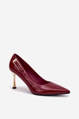 Szpilki Model Mivira LE137P Bordo - Step in style Step in style