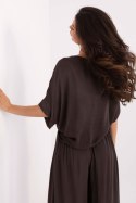 Bluzka Model TW-BZ-BI-3228.75 Dark Brown - Och Bella Och Bella