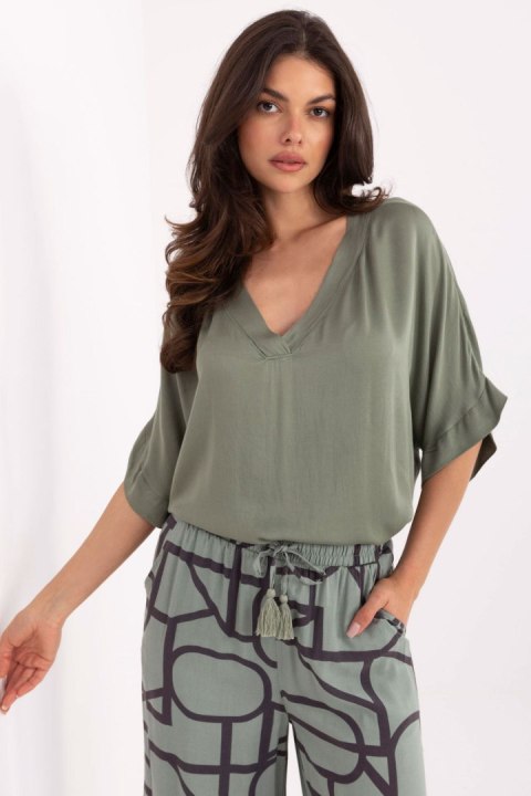 Bluzka Model TW-BZ-BI-3228.75 Khaki - Och Bella Och Bella