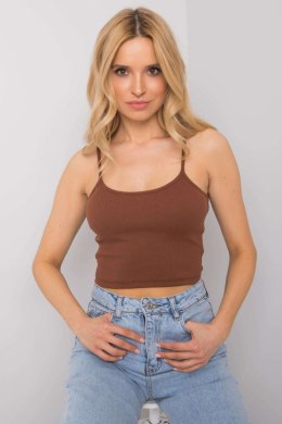 Koszulka Top Model RV-TP-6626.88 Dark Brown - Rue Paris Rue Paris