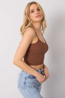 Koszulka Top Model RV-TP-6626.88 Dark Brown - Rue Paris Rue Paris