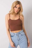 Koszulka Top Model RV-TP-6626.88 Dark Brown - Rue Paris Rue Paris