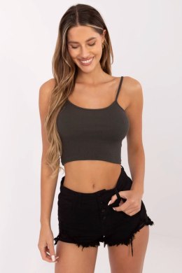 Koszulka Top Model RV-TP-6626.88 Dark Khaki - Rue Paris Rue Paris