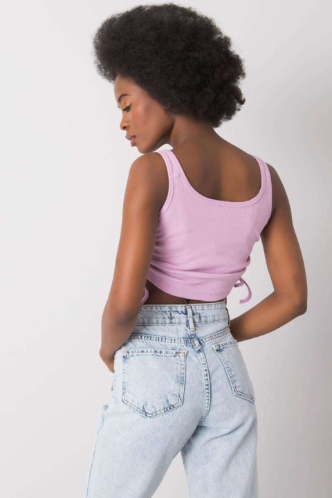 Koszulka Top Model RV-TP-6629.70 Light Violet - Rue Paris Rue Paris Koszulka Top Model RV-TP-6629.70 Light Violet - Rue Paris Rue Paris