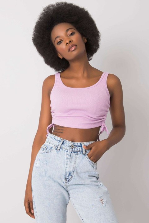 Koszulka Top Model RV-TP-6629.70 Light Violet - Rue Paris Rue Paris Koszulka Top Model RV-TP-6629.70 Light Violet - Rue Paris Rue Paris