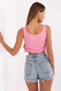 Koszulka Top Model RV-TP-6629.70 Pink - Rue Paris Rue Paris