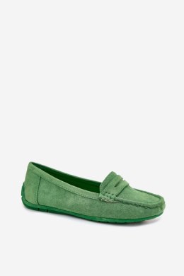 Mokasyny Model Lenvie FT245 Green - Step in style Step in style