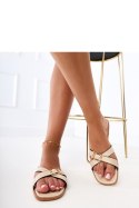 Sandał Klapki Model Flius DM455 Beige - PRIMO PRIMO Sandał Klapki Model Flius DM455 Beige - PRIMO PRIMO