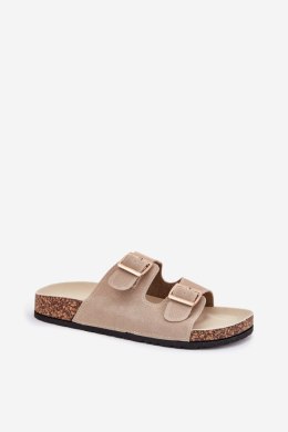 Sandał Klapki Model Lunera 7902 Beige - Step in style Step in style