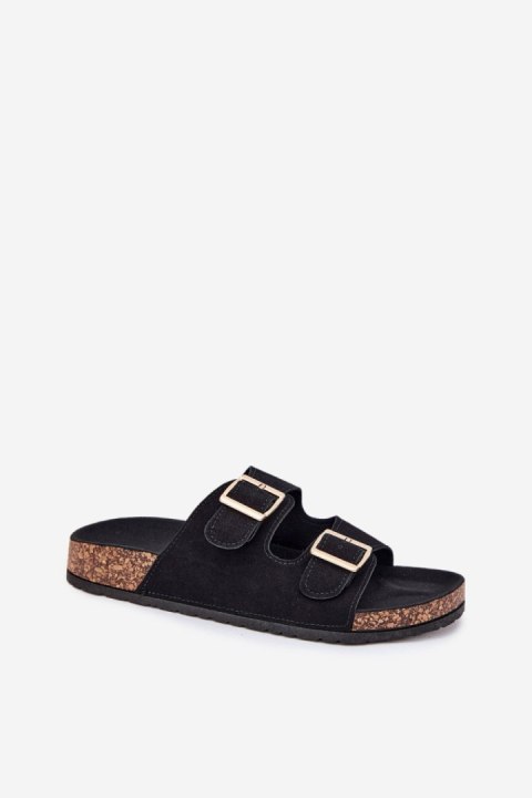 Sandał Klapki Model Lunera 7919 Black - Step in style Step in style Sandał Klapki Model Lunera 7919 Black - Step in style Step in style