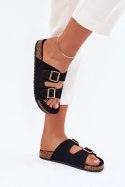 Sandał Klapki Model Lunera 7919 Black - Step in style Step in style Sandał Klapki Model Lunera 7919 Black - Step in style Step in style
