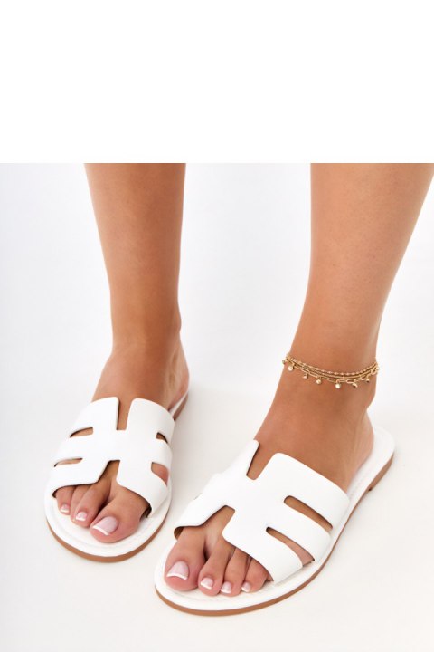 Sandał Klapki Model Ragos DM465 White - PRIMO PRIMO Sandał Klapki Model Ragos DM465 White - PRIMO PRIMO