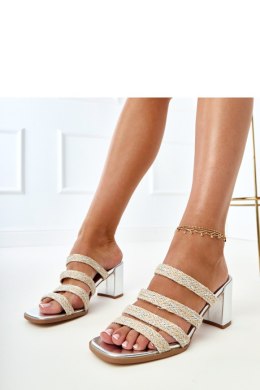 Sandał Klapki Model Sarile 4234 Silver - PRIMO PRIMO