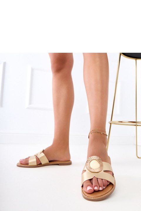 Sandał Klapki Model Satima 98-215 Gold - PRIMO PRIMO