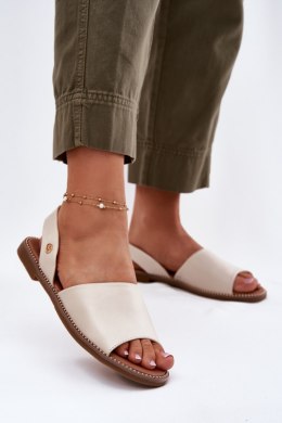 Sandały Model Dereka 25SD35-8783 Beige - Step in style Step in style