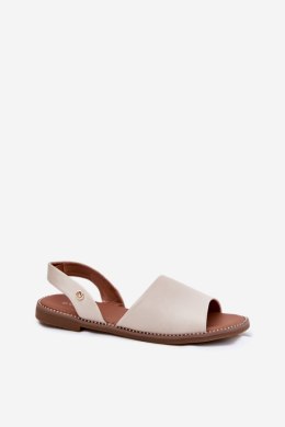 Sandały Model Dereka 25SD35-8783 Beige - Step in style Step in style