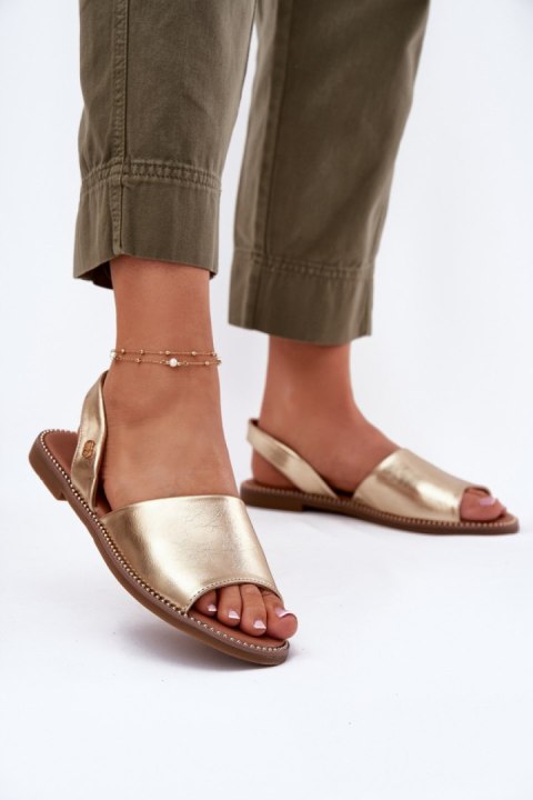 Sandały Model Dereka 25SD35-8783 Gold - Step in style Step in style