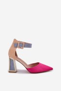Sandały Model Gekkaria M389 Fuksja - Step in style Step in style