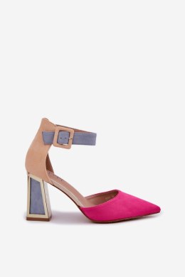 Sandały Model Gekkaria M389 Fuksja - Step in style Step in style