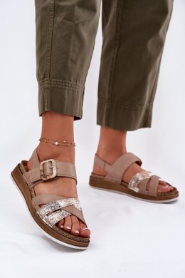 Sandały Model Inblu GS000056 Beige - Step in style Step in style