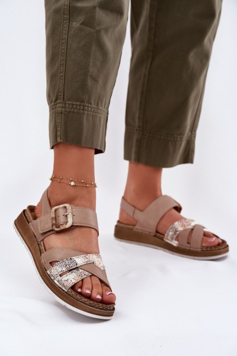 Sandały Model Inblu GS000056 Beige - Step in style Step in style
