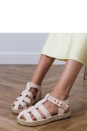 Sandały Model Kleona OY40026 Beige - PRIMO PRIMO Sandały Model Kleona OY40026 Beige - PRIMO PRIMO