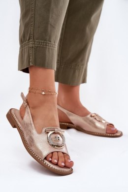 Sandały Model S.Barski KV51-003 Pink Gold - Step in style Step in style