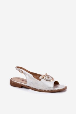 Sandały Model S.Barski KV51-003 Silver - Step in style Step in style