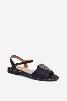 Sandały Model S.Barski KV51-098 Black - Step in style Step in style