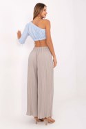 Spodnie Damskie Model MI-SP-A2432.71 Dark Beige - Italy Moda Italy Moda