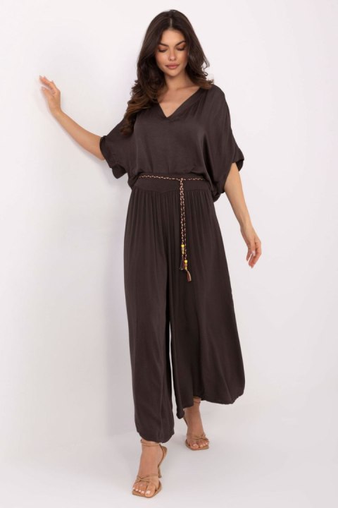 Spodnie Damskie Model TW-SP-BI-81733.14 Dark Brown - Och Bella Och Bella