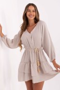 Spodnie Sukienka Model MI-SK-A5079.27 Beige - Italy Moda Italy Moda