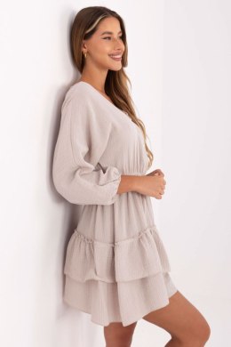 Spodnie Sukienka Model MI-SK-A5079.27 Beige - Italy Moda Italy Moda