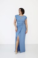 Sukienka Model Francesca Blue Połysk - Jersa Jersa