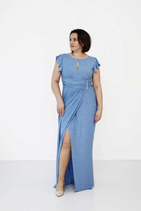 Sukienka Model Francesca Blue Połysk - Jersa Jersa
