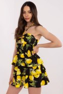 Sukienka Model MI-SK-23708.60 Black/Yellow - Italy Moda Italy Moda Sukienka Model MI-SK-23708.60 Black/Yellow - Italy Moda Italy Moda
