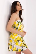 Sukienka Model MI-SK-23708.60 Ecru - Italy Moda Italy Moda Sukienka Model MI-SK-23708.60 Ecru - Italy Moda Italy Moda