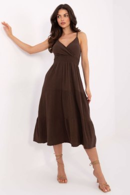Sukienka Model MI-SK-62200.76 Dark Brown - Italy Moda Italy Moda