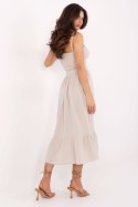 Sukienka Model MI-SK-62201.85 Beige - Italy Moda Italy Moda Sukienka Model MI-SK-62201.85 Beige - Italy Moda Italy Moda