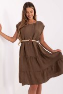 Sukienka Model MI-SK-699921.02 Brown - Italy Moda Italy Moda Sukienka Model MI-SK-699921.02 Brown - Italy Moda Italy Moda
