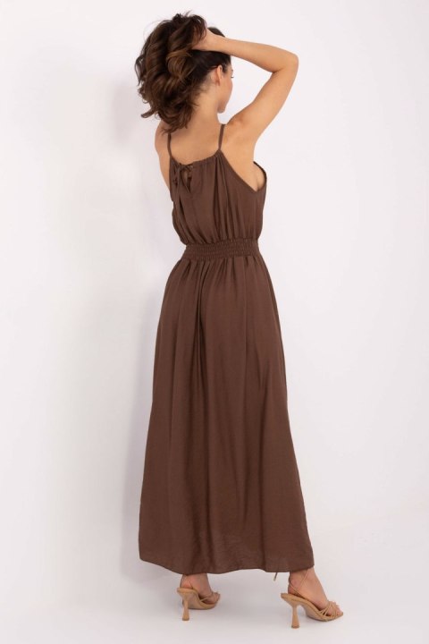 Sukienka Model MI-SK-A1845.95 Brown - Italy Moda Italy Moda Sukienka Model MI-SK-A1845.95 Brown - Italy Moda Italy Moda