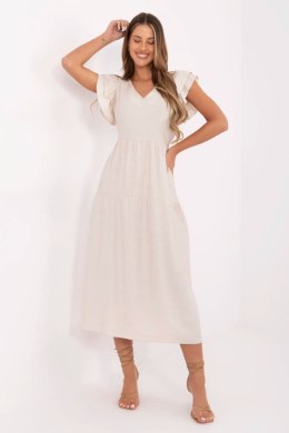 Sukienka Model MI-SK-A2489.21 Beige - Italy Moda Italy Moda